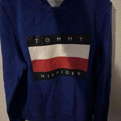 Blue Tommy Hilfiger Sweatshirt