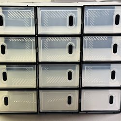 12 Pack Shoe Storage Organizer 