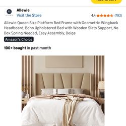 Queen Boho Bed Frame