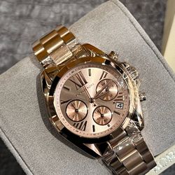 NIB Bradshaw Rose Gold Michael Kors Watch
