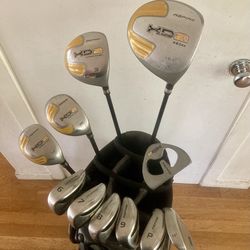 Nice HYBRID Golf Clubs Set - NEW GRIPS - Perfect For a Beginner!