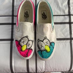 Kaws vans shop slip on