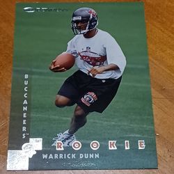 Warrick Dunn Rookie RC Donruss 1997 Tampa Bay Buccaneers Florida State 