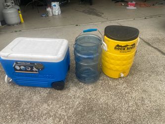 Cooler and Water Jug Lot of 3