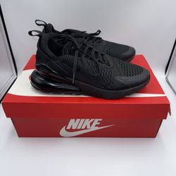 Nike Air Max 270 Triple Black Size 7Y / Women’s 8.5 – Clean No Box