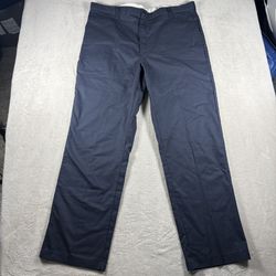 Dickies Flex Work Pants Men’s 42x34 Blue Original Fit Straight Workwear NWT#3432