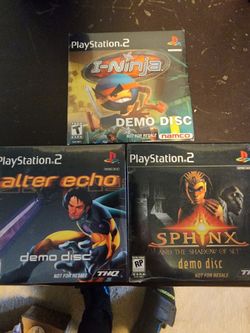Vintage sealed PS2 Demo Disc Lot of 3