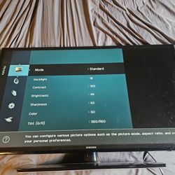 40 Inch Samsung Flatscreen TV Not SmartTV and no remote