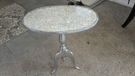 Mosiac Side Table...$25.00...21" Tall