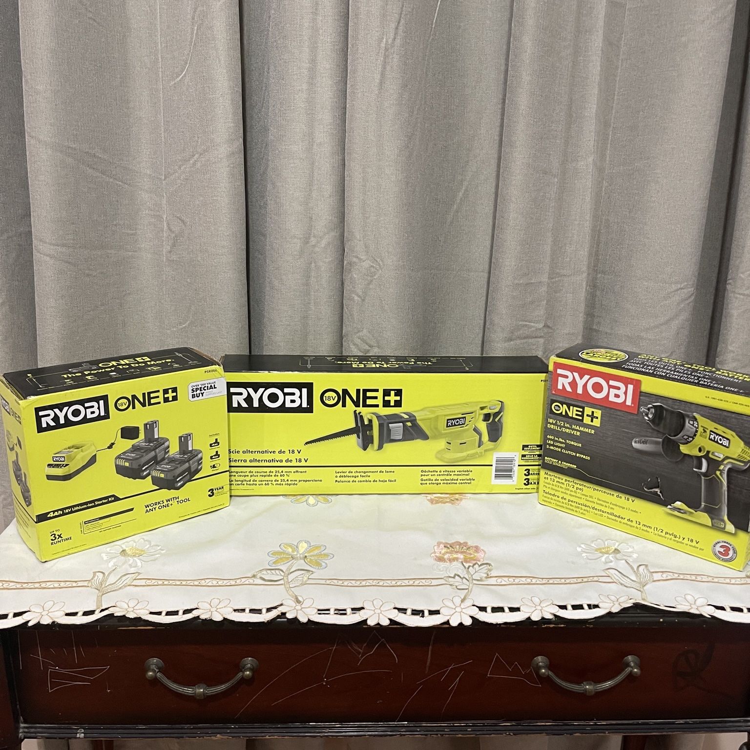 Ryobi One+ bundle