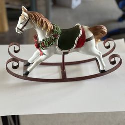 Holiday Rocking Horse Decoration 