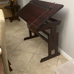 Wood Drafting / Art/ Drawing Table 