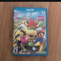 Wii U Mario party 10 Tested Works Good