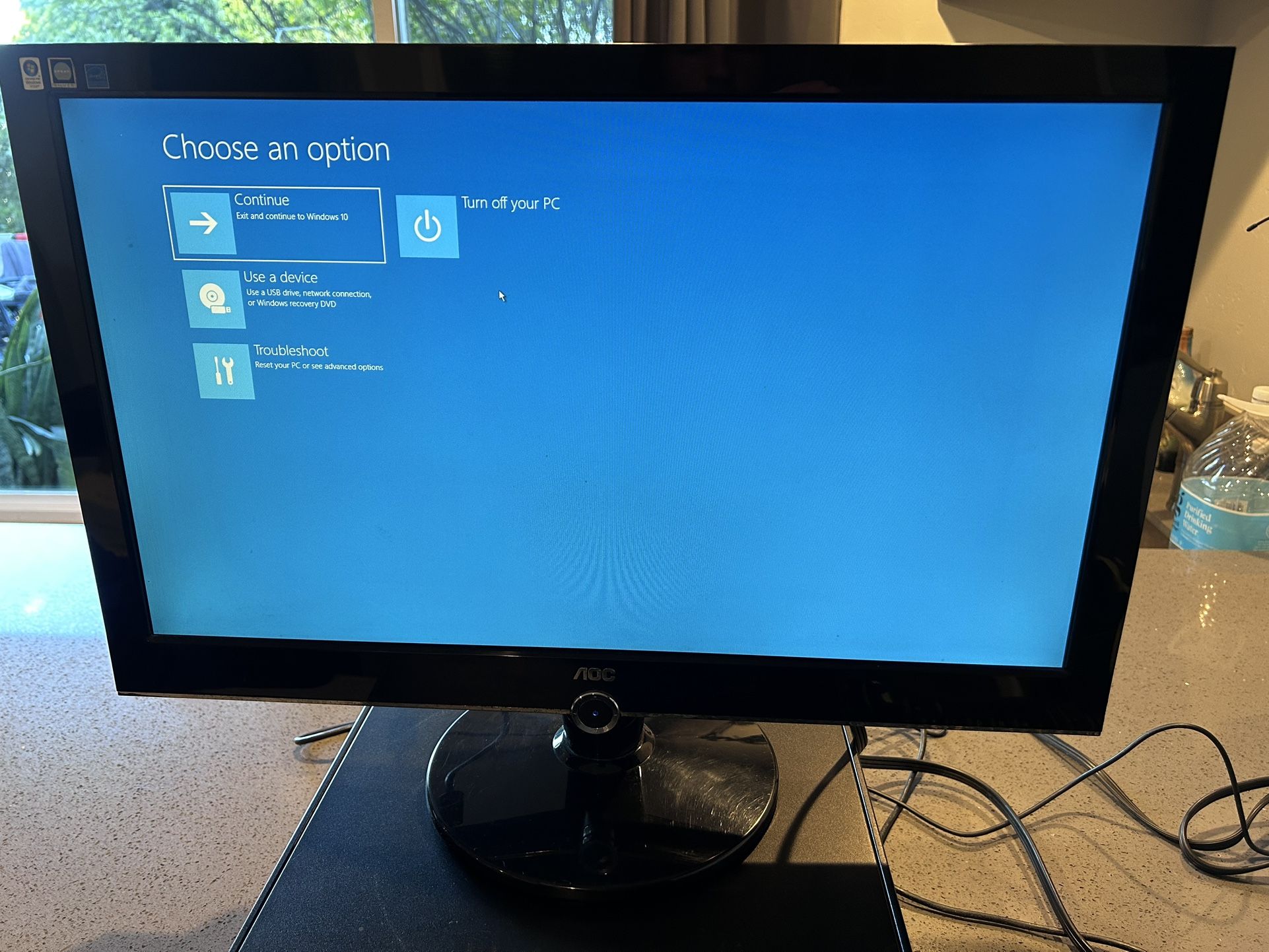 AOC 23” Computer Monitor PC Works Great!