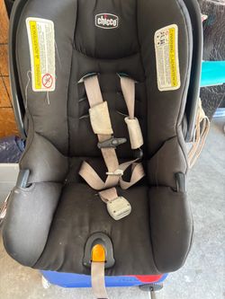 Baby car seat with base