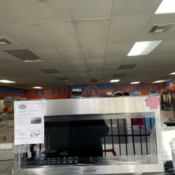 STAINLESS STEEL SAMSUNG MICROWAVE OVEN 