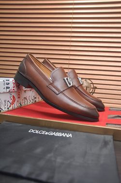 Dolce Gabbana Men’s Leather Shoes With Box New 