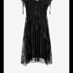 Zara Limited Edition Lace Midi Dress Size XL