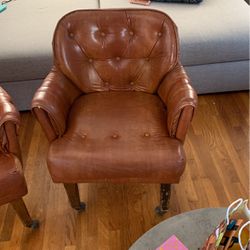 FREE Leather chairs (2)