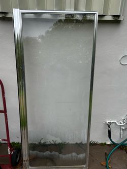 Bathroom glass panels