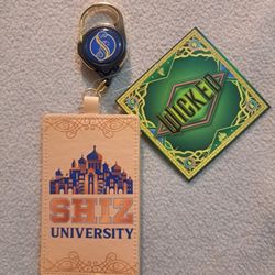 BRAND NEW! "Wicked" Shiz University I.D. Holder with retractable reel