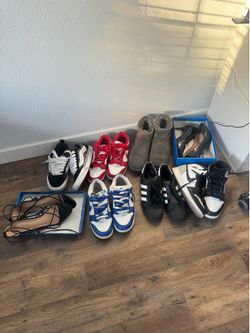 jordan’s, dunks, vans, uggs, adidas, heels shoes