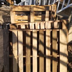 3 Large Wooden Pallets