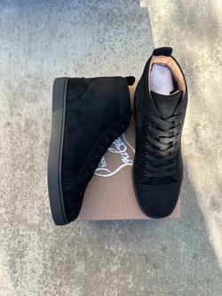 High Top Red Bottoms, No Spikes (Size 7, 9.5)