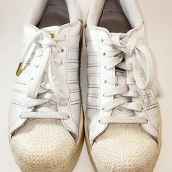 Adidas Superstar Shell Toe Sneaker Men’s Size 6.5 Triple White 