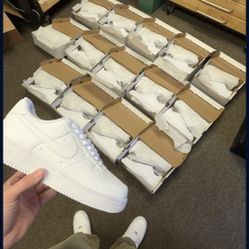 Nike Air Force One 1 White Size 7 8 8.5 9 9.5 10 10.513