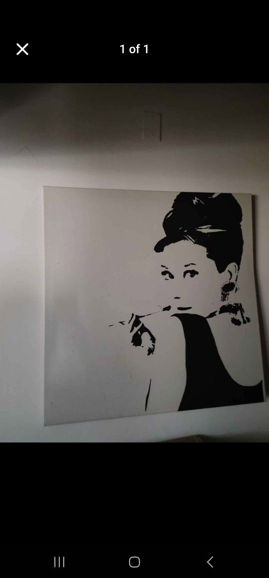 Audrey Hepburn Canvas Print