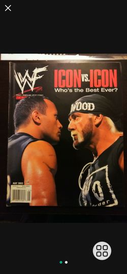 WWF MAGAZINE MAY 2002 HOGAN ROCK WWE WCW ECW VINTAGE NWO 