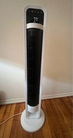 OmniBreeze Tower Fan (Moving sale) - Oscillating, Quiet, Works Perfectly