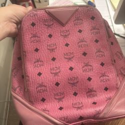 Pink MCM Backpack (Authentic) 