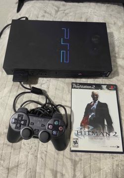 PS2 Fat With Hitman Game