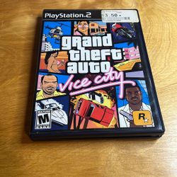 PlayStation 2 / PS2 - Grand Theft Auto Vice City