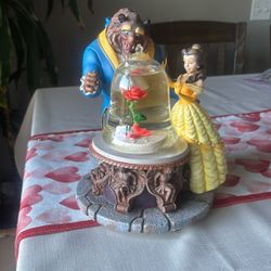 Beauty And The beast Snowglobe