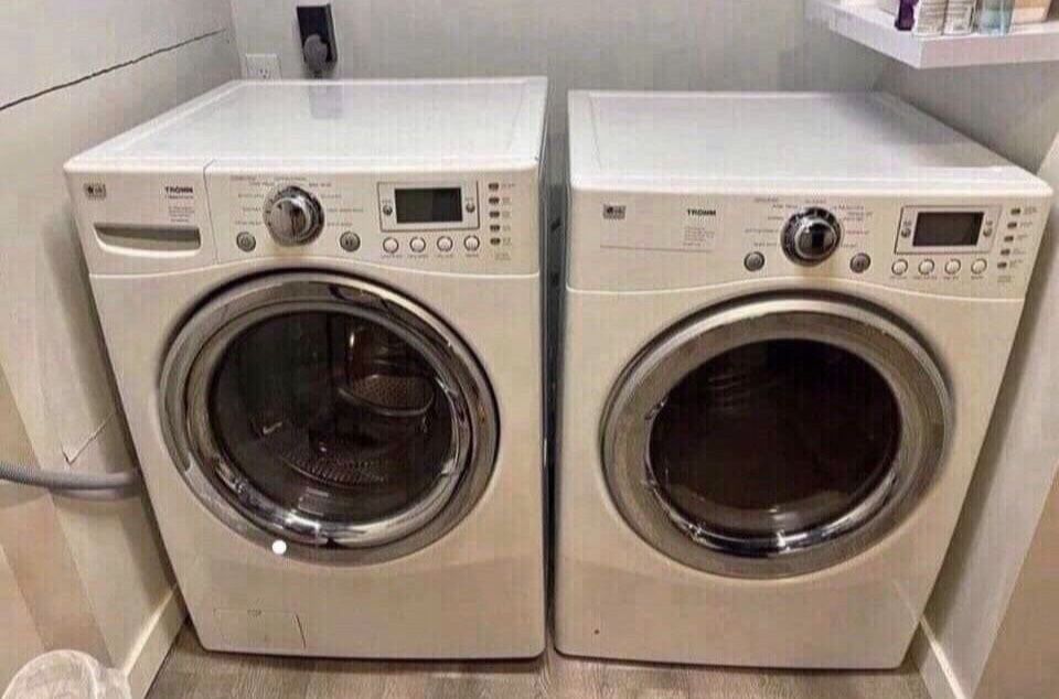 🔆$525/obo 🔆LG 4.0 CuFt Steam Washer & LG 7.3 CuFt Gas Dryer 27” Stackable 🔆Cash/PickupOnly🔆