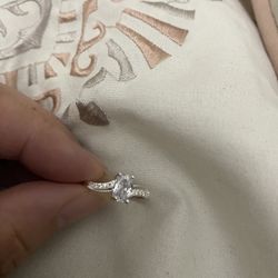 Real 925 Sterling Silver Wedding Ring Size 7