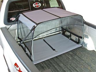 30" Canopy with Pad and Tether for Truck Bed Dog Shade, Lead Barrier Crate Harness Cover Chain