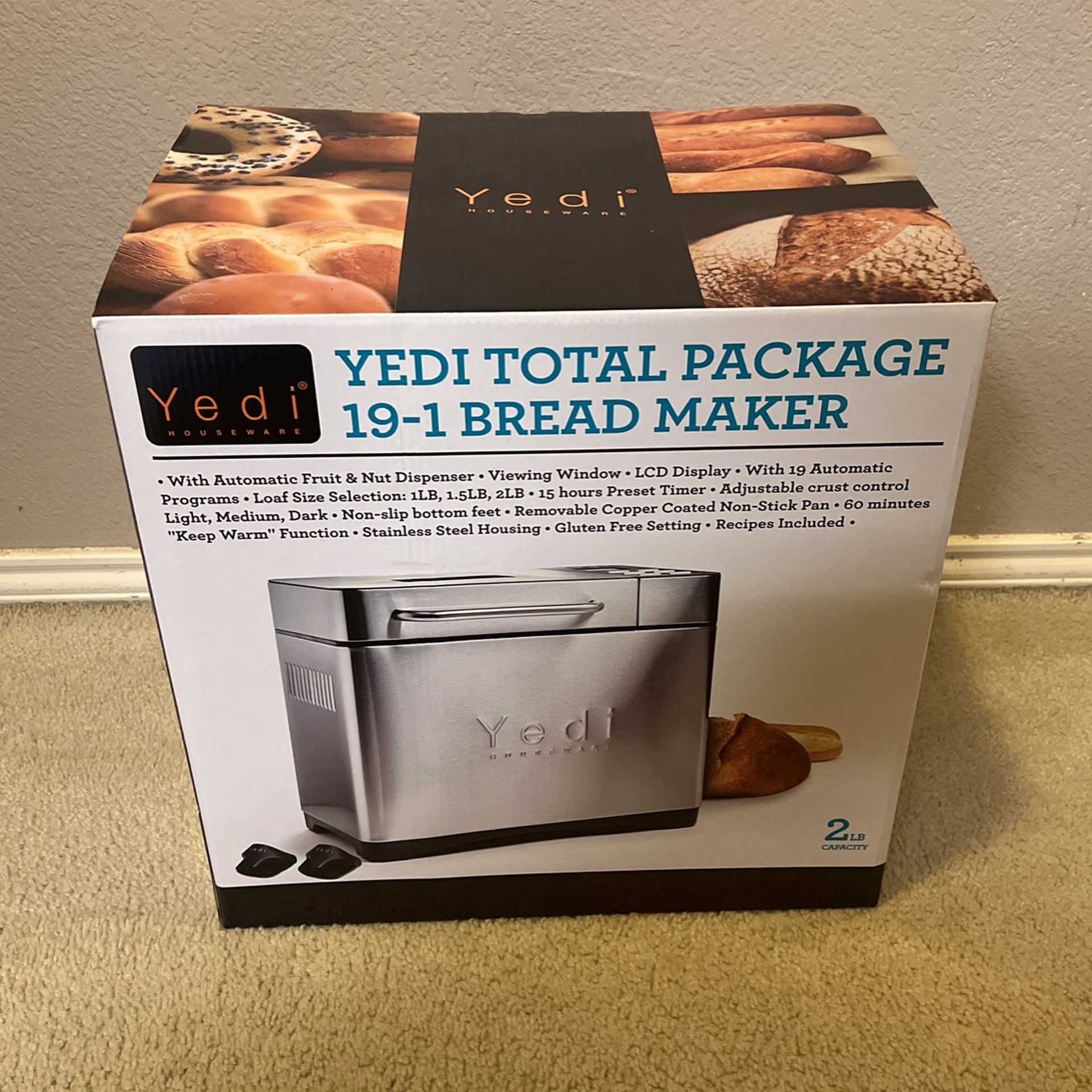 Yedi Total Package 19-1 Bread Maker