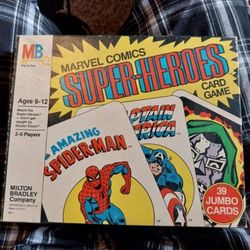 Rare Marvel Super Heroes Boardgame Vintage 1978 Complete With All Cards And Instructions 