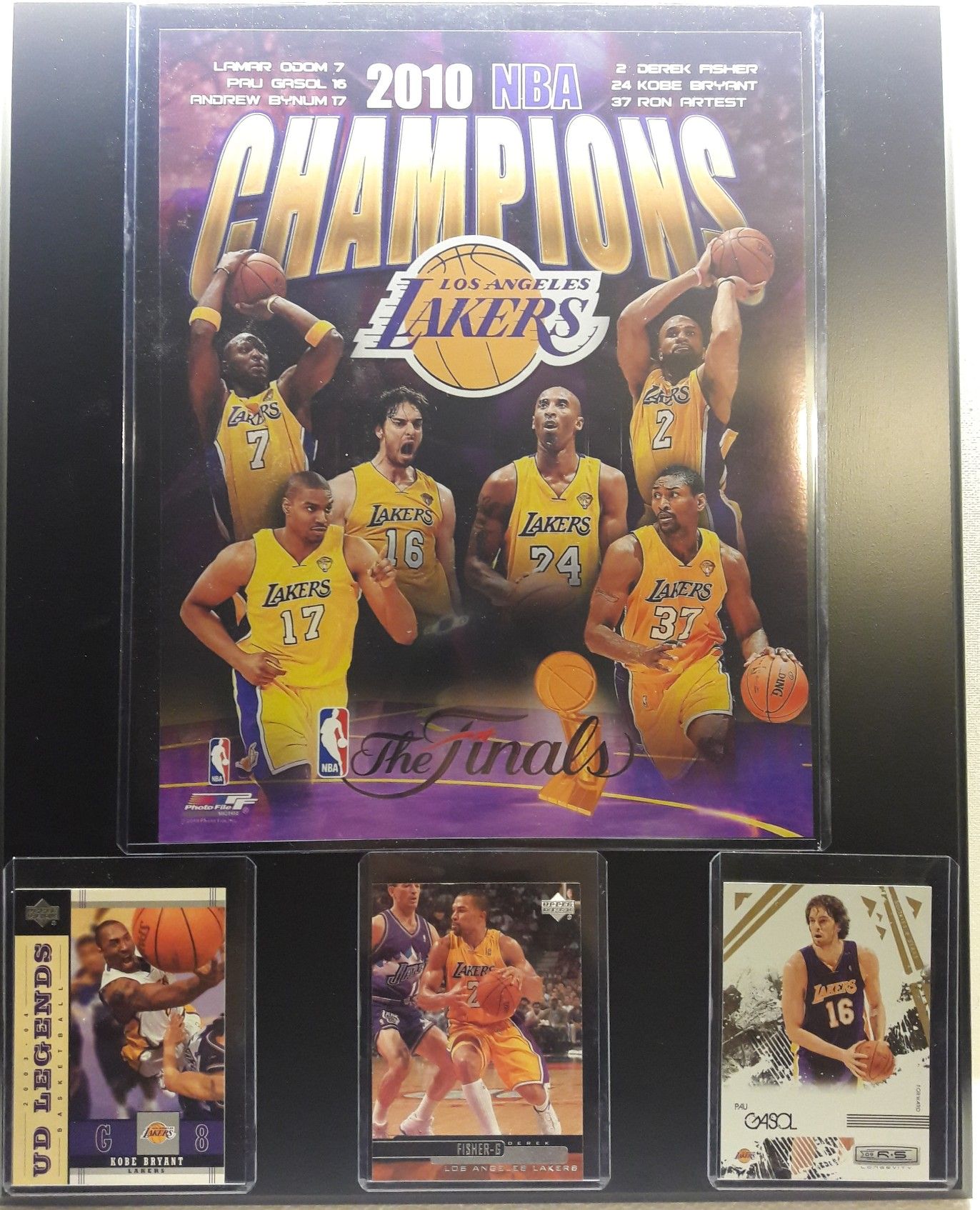 Lakers 2010 championship plaque