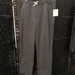 Sonoma Goods For Life Supersoft Fleece Pants Grey Men's XL