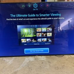 65 In Samsung Tv With Wall Mount