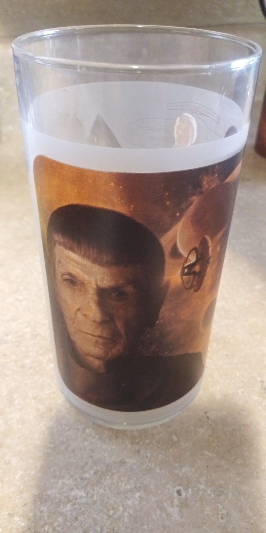 New never used Collectible spock glass