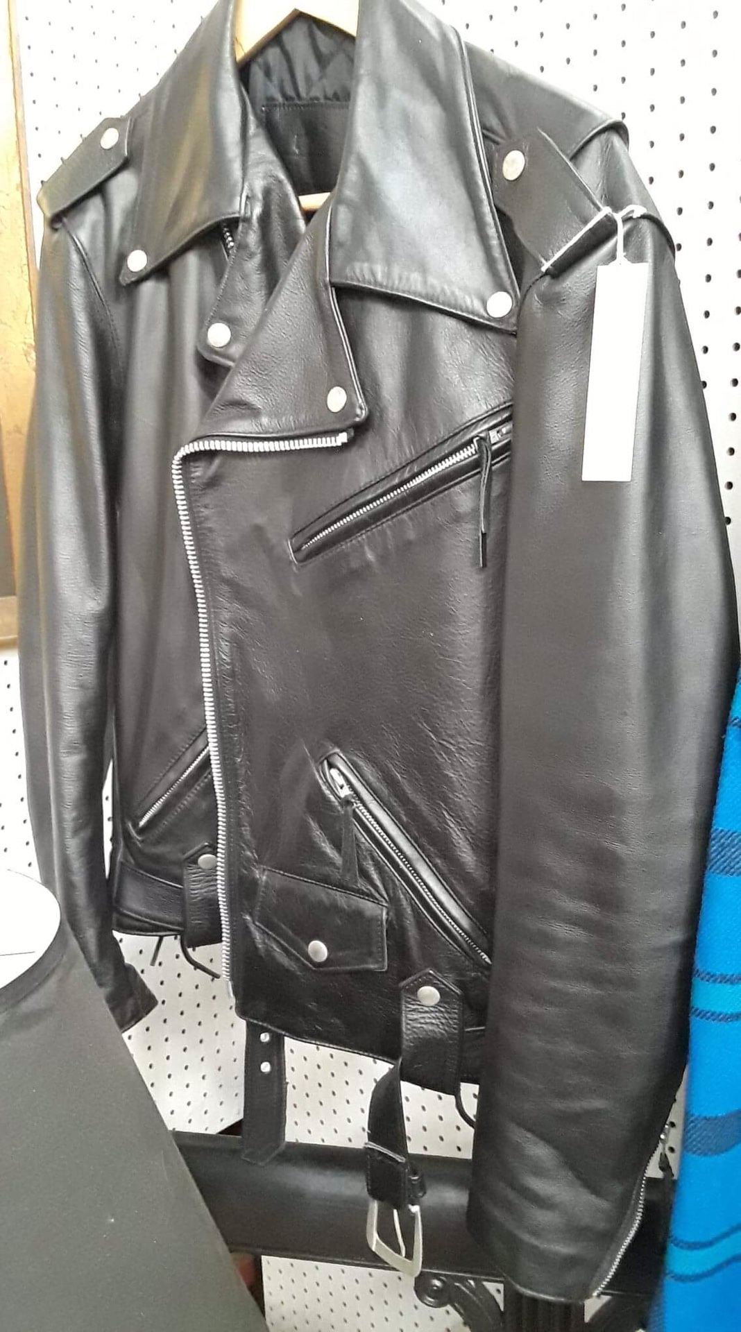 Harley Davidson motorcycle jacket. Great condition. Size 40L. Original price $145.00, sale price $87.00. Located at Long Beach Antique Mall 2 1851 F
