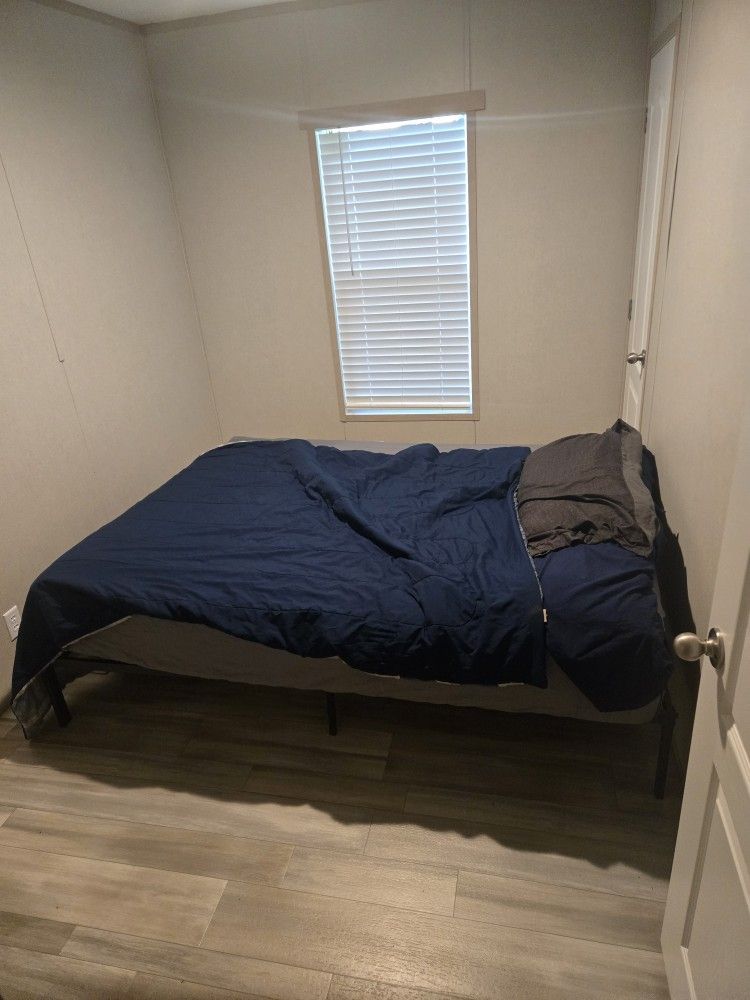 Queen Bed And Metal Frame