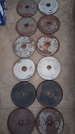 10 Lb Weights For Sale $10 Each Or $120 For All $1 A Pound