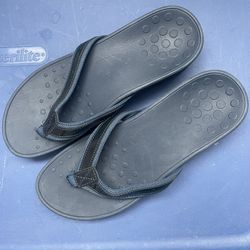 Vionic Tide II women's toe post sandals - Blue Arch Support Flip Flops - Size 8 - Like New